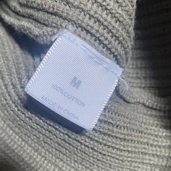 Kokun Women’s Green Knit Hoodie Medium Ribbed Pullover Sporty Athleisure - Picture 6 of 13